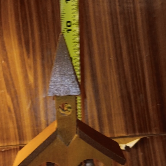Vintage mcm 1960s wooden church ⛪️ music 🎶 box - Picture 4 of 4